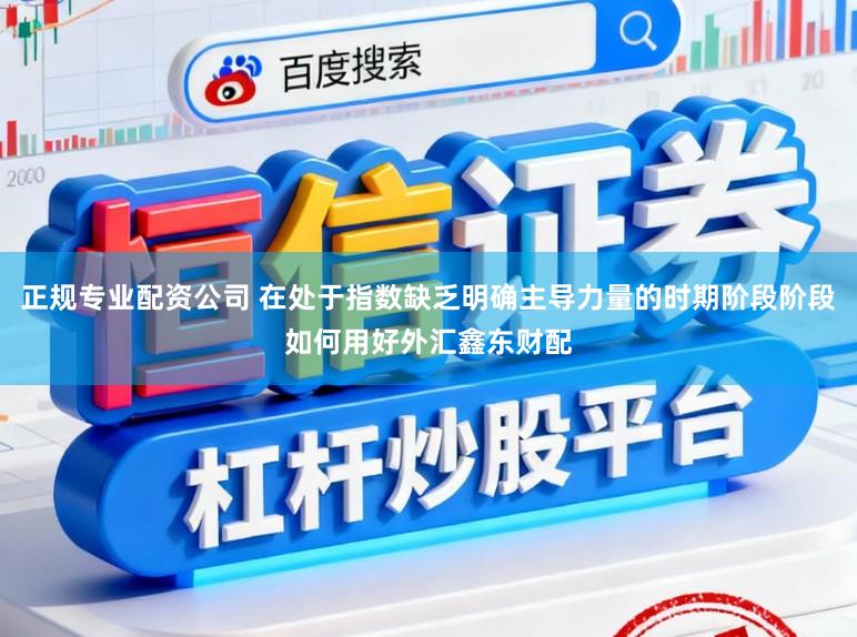 正规专业配资公司 在处于指数缺乏明确主导力量的时期阶段阶段如何用好外汇鑫东财配