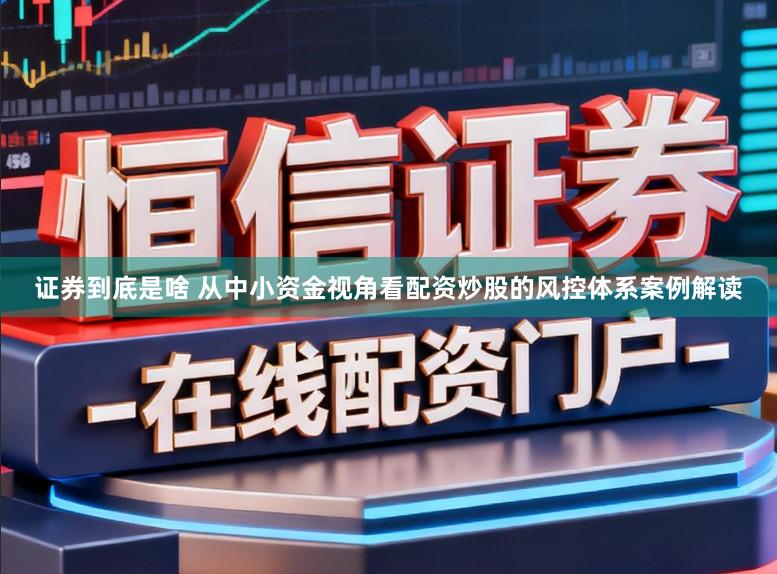 证券到底是啥 从中小资金视角看配资炒股的风控体系案例解读